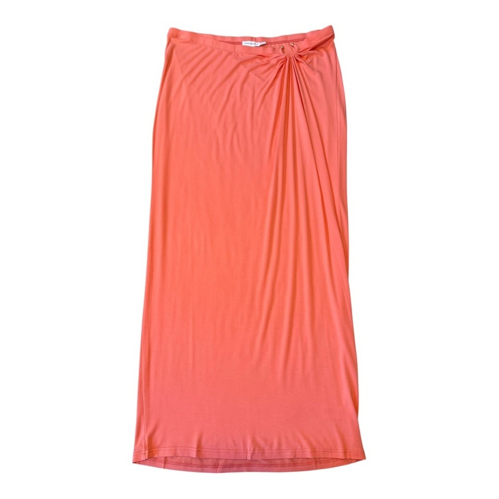 Good American Coral Stretch Jersey Maxi‎ Skirt GKB0091 Plus Size 2XL NWT $99